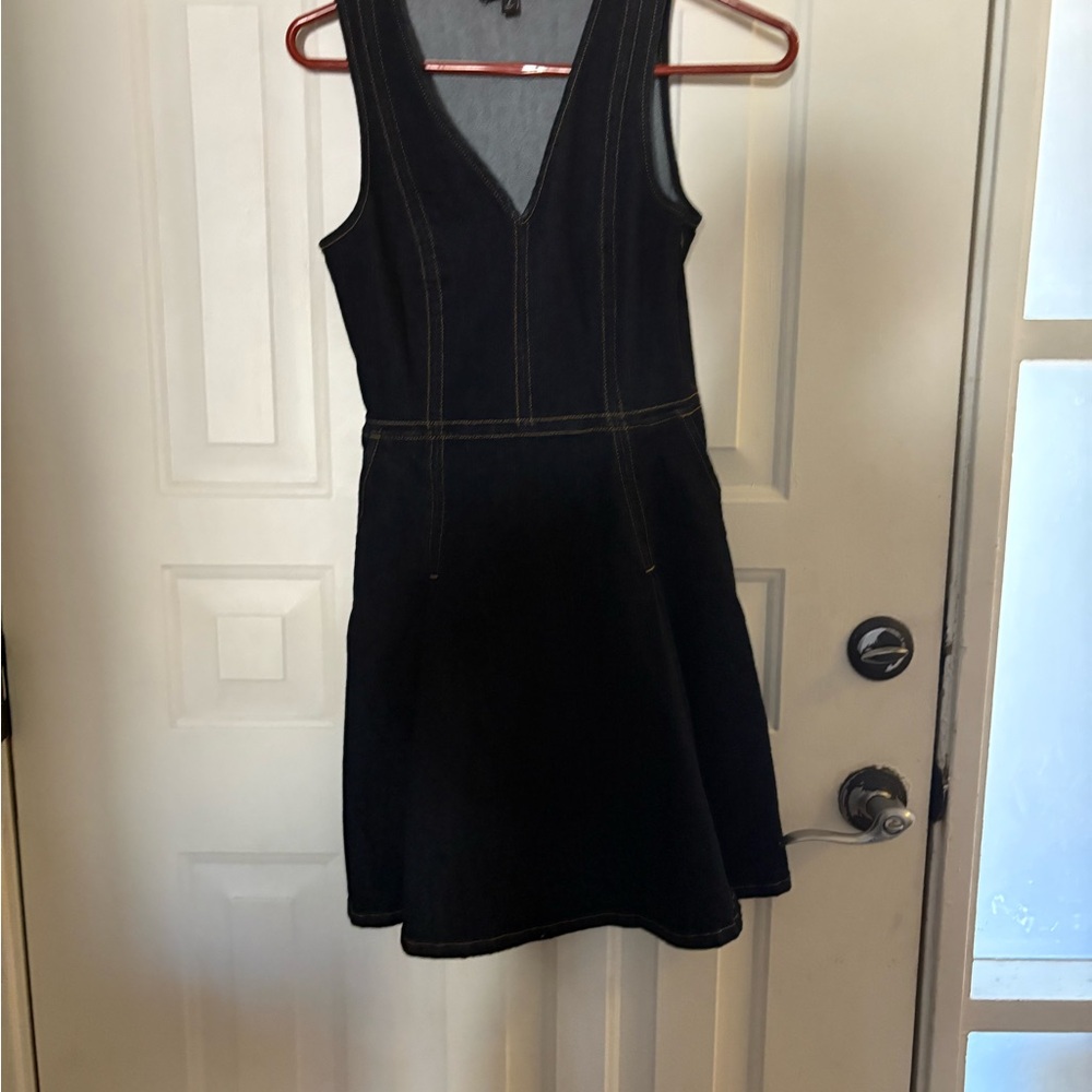 Banana Republic Denim (blue)  V-Neck Mini Dress